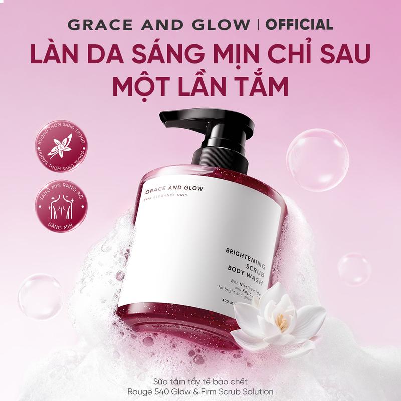   Sản phẩm mới  Sữa tắm tẩy tế bào chết Black Opium Scrub Grace and Glow Body Wash phiên bản mới 