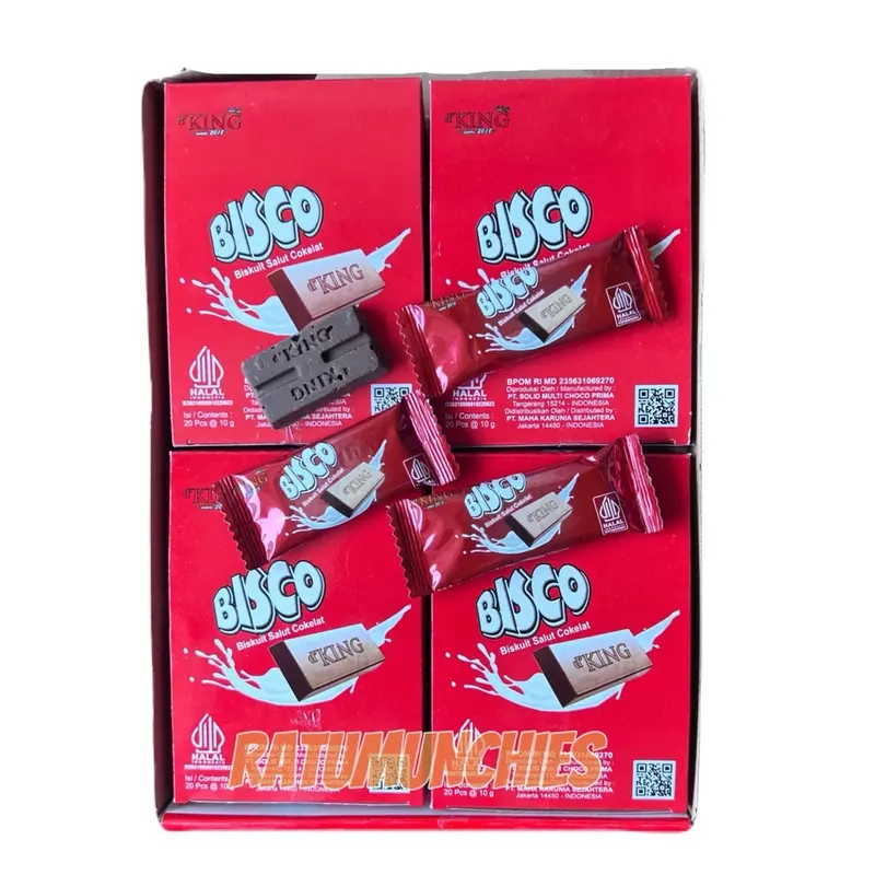 Coklat Bisco D'king 1 kardus Isi 80 batang 3