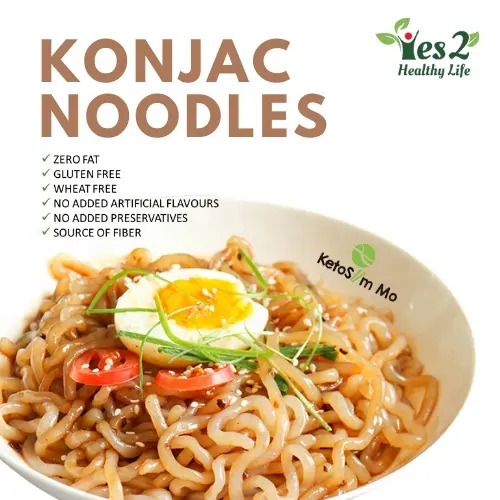 Konjac Noodles 270g x 10 packs | Rice | HALAH | FDA | KetoSlimMo Carb