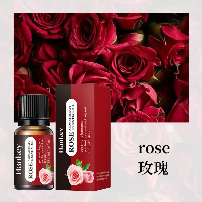 Rose Aromatherapy Essential Oil: Indoor long-lasting fragrance, fresh air, water-soluble aromatherapy plant oil Healthcare Healthy Solution Fitness Wellness Treatment Therapeutic
