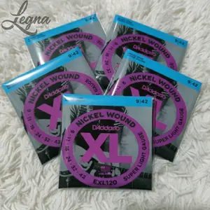 Senar Lokal Ddario EXL120 Senar Gitar Elektrik 09-42 Super Light Gauge