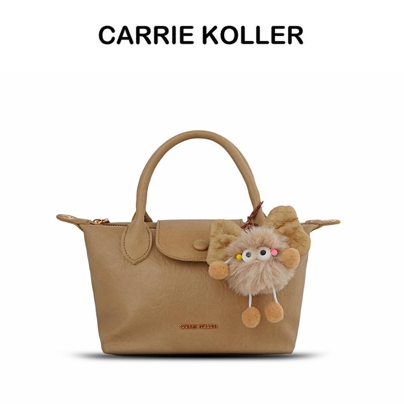 【CARRIEKOLLER】 Tas Selempang Retro Wanita Tas Bahu PU Women's Shoulder Bag