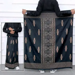 Terlaris Sarung Batik Pekalongan Motif simpel  Sarwon Balimun Sarung Pria Dewasa Terbaru Sarung Santri Muslim Katun Hitam TembusBatik alwah Muslim Pekalongan