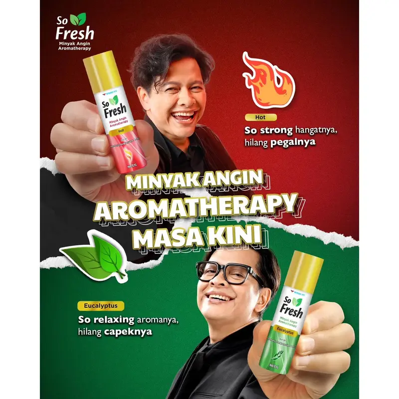 [BUY 1 GET 1] So Fresh Minyak Angin Aromatherapy 10ml isi 2 Untuk Meredakan Perut Kembung Masuk Angin 2