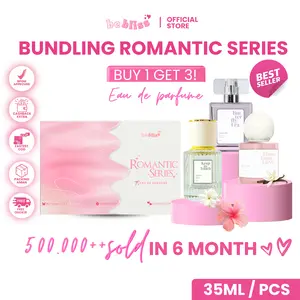 Bebliss Eau De Parfume Romantic Series Get 3Pcs Parfum Shimmer Spray Unisex Premium Perfume Wangi Tahan Lama Mewah Elegan
