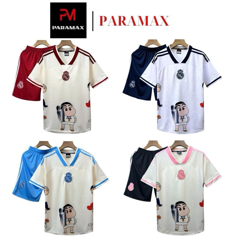 Bộ quần áo bóng đá, đồ đá banh REAL CUSHIN logo THÊU thun lạnh cao cấp LOẠI I Top Sport