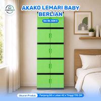 Gambar AKAKO - LEMARI PAKAIAN ANAK PLASTIK AKAKO BABY "BERLIAN" SUSUN  5 /KODE: BA-BL - PAKAI KACA dari AKAKOOFFICIALSHOP Kota Tangerang 4 Tokopedia