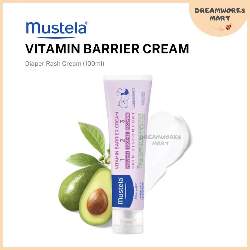 Mustela Vitamin Barrier Cream Diaper Rash Cream (100ml) - TikTok Shop ...