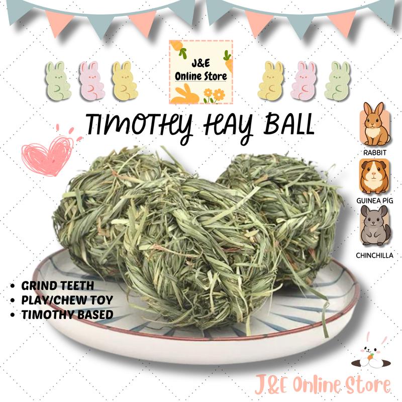 Timothy Rumput Bola / Timothy Hay Ball (Rabbit/Guinea Pig/Chinchilla ...