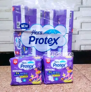PROMO 1 Tas (12 Pack/ 6 Pack) HERS PROTEX UNGU MAXY WING Pembalut Wanita is 5 Pads TERLARIS