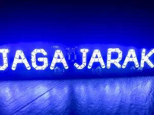 Lampu LED JAGA JARAK Kedip Flash Kedap Kedip Blitz DC 12 Volt-24 Volt Motor Mobil Truk DC 12V-24V