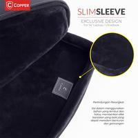 Gambar COPPER New Slim Sleeve Laptop Bag 14" / Tas Laptop Premium - Hitam dari Copper Surabaya Kota Surabaya 4 Tokopedia