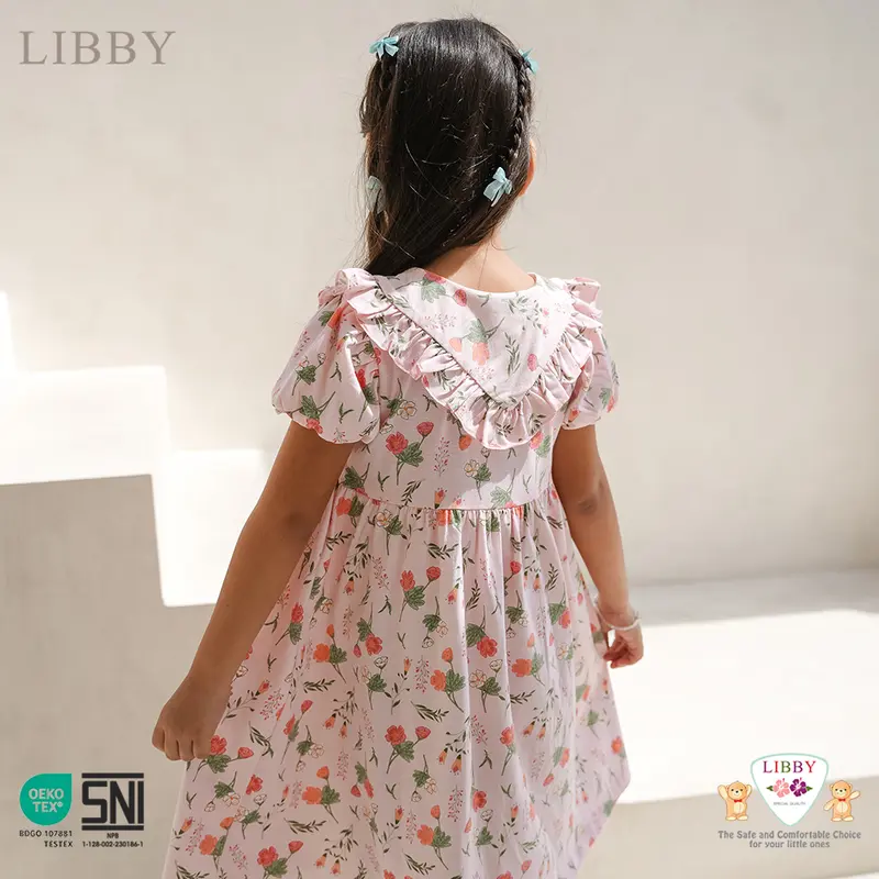 LIBBY Earth Anna Dress Anak Perempuan 6 Bulan - 14 Tahun (1 Pcs) 7