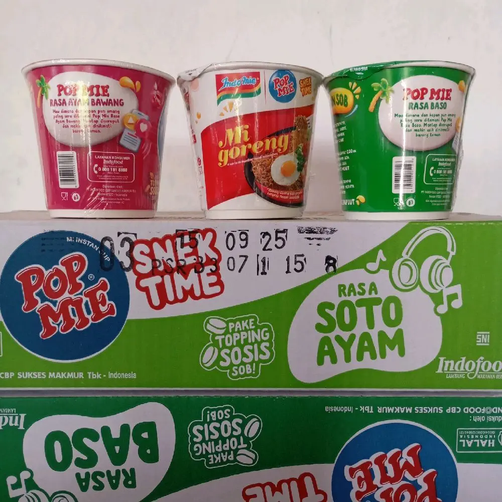 pop mie MINI dapat 24 pcs bisa request rasa