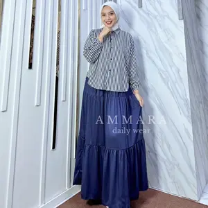 Ammara SYAZARA Set Rok Rayon Viscose Mix Twill Setelan Rok