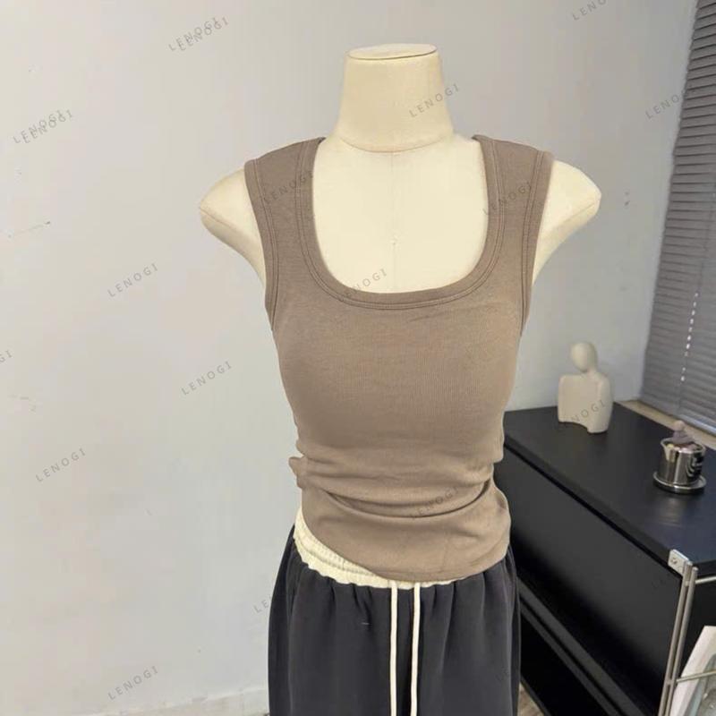 Áo ba lỗ nữ cotton mịn mát LENOGI Áo 2 dây nữ bản to, áo tanktop phù hợp đi tập, đi chơi, đi biển hè 2025 A11