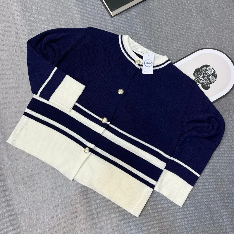 Navy Stripe BW