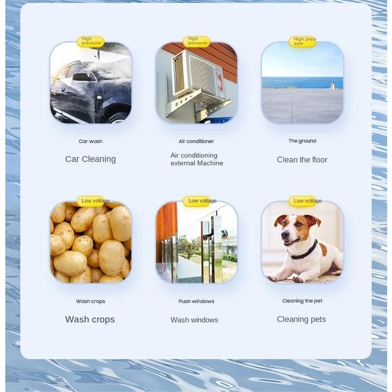 Alat cuci mobil High pressure cleaner Portable Cuci Steam Ac Mesin Cuci Steam Mobil Power Spayer Alat Nirkabel High Pressure 6
