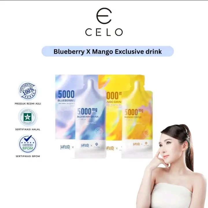 Paket bundle (3) Celo Snow White (L) drink Dewasa 3