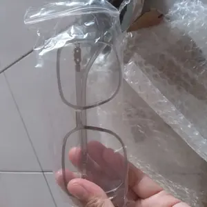 HK-AR11 Kacamata Anti Radiasi Persegi Kacamata Style Korea Bingkai Retro Petak Eyeglasses