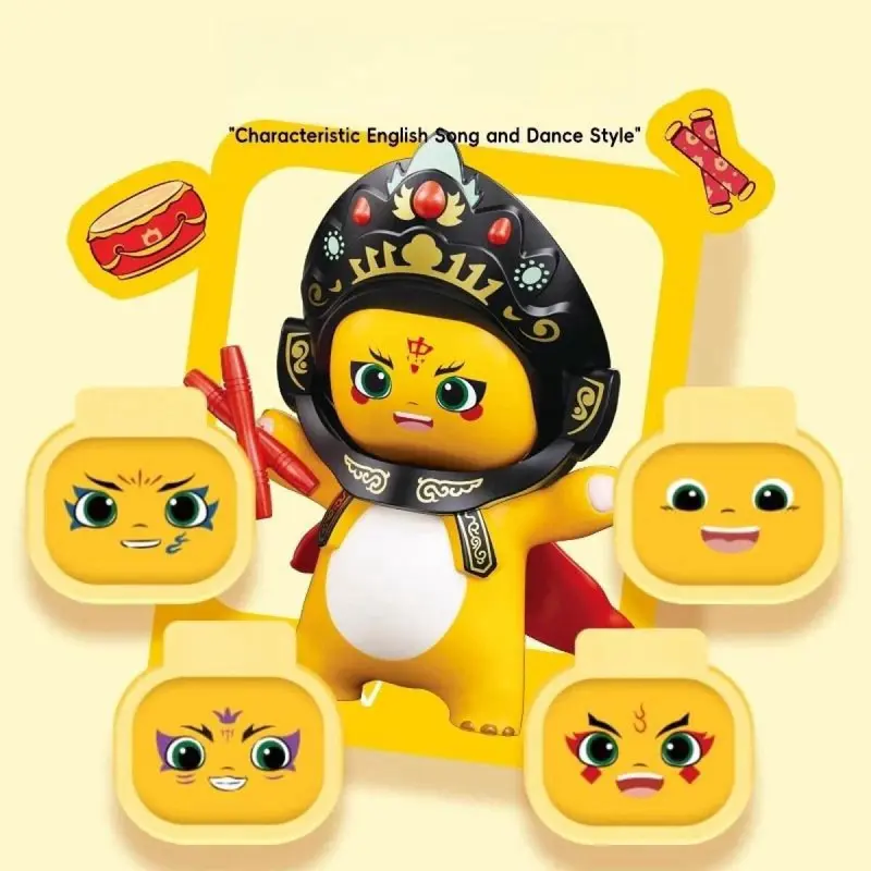 【Gantungan Kunci】Hadiah Ramadhan 3 Ekspresi Acak Mainan Nailong Dino Kuning Terbaru / Mainan Dekompresi / Berubah Ekspresi Wajah / Berubah Wajah Lucu Toy Doll 6