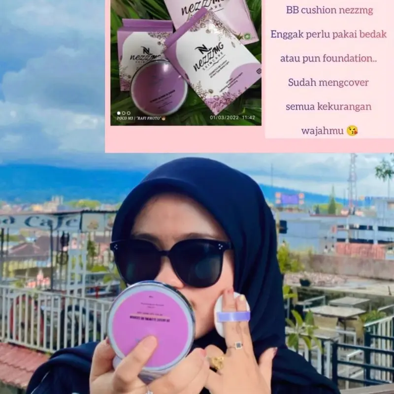 BB CUSHION NEZZMG MAMPU MEMBERIKAN GLOWING TANPA RIBET 4