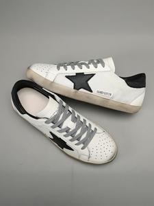 Tenis de cuero tipo estrella para hombre, calzado vintage con agujetas, diseño de malla transpirable, calzado casual para todas las estaciones, cómodo y duradero