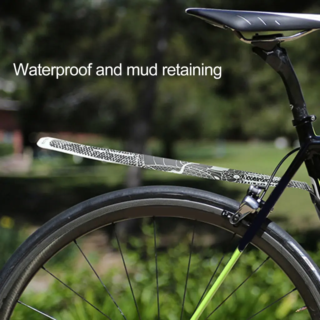 beyhagnw|  1 Set Bicycle Fender Sturdy Bicycle Fender Easy Installation Front Rear Bike Tire Mudguard Kit Lengthen Strong Road Bike Front Rear Fender Kit Bicycle Accessories Lengthen