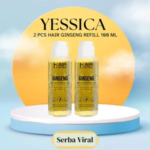 FYC Yessica Bundling 2pcs Hair Story Ginseng REFILL 100ML Hair Essence Oil - Perawatan Rambut Rontok Dan Pertumbuhan Rambut