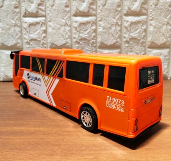 Product Introduction of Mainan Anak Mobil Bus way transjakarta Roda Plastik 3