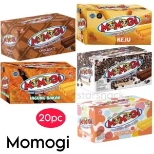 Momogi stik jagung keju fruti cappuccino isi 20pc kotak