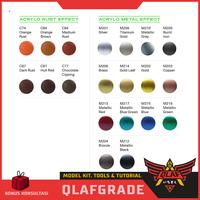 Gambar ACRYLO COLOR - CAT ACRYLIC akrilik gundam model kit handbrush airbrush  Kuas Metal Yellow Gold Pink Blue Green Red - COLOR TETES dari Wahkhilaf Kota Surabaya 5 Tokopedia