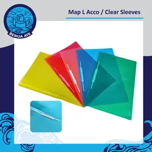 Map L Acco/ Clear Sleeves Acco Folio Dataflex (isi 1 pcs)