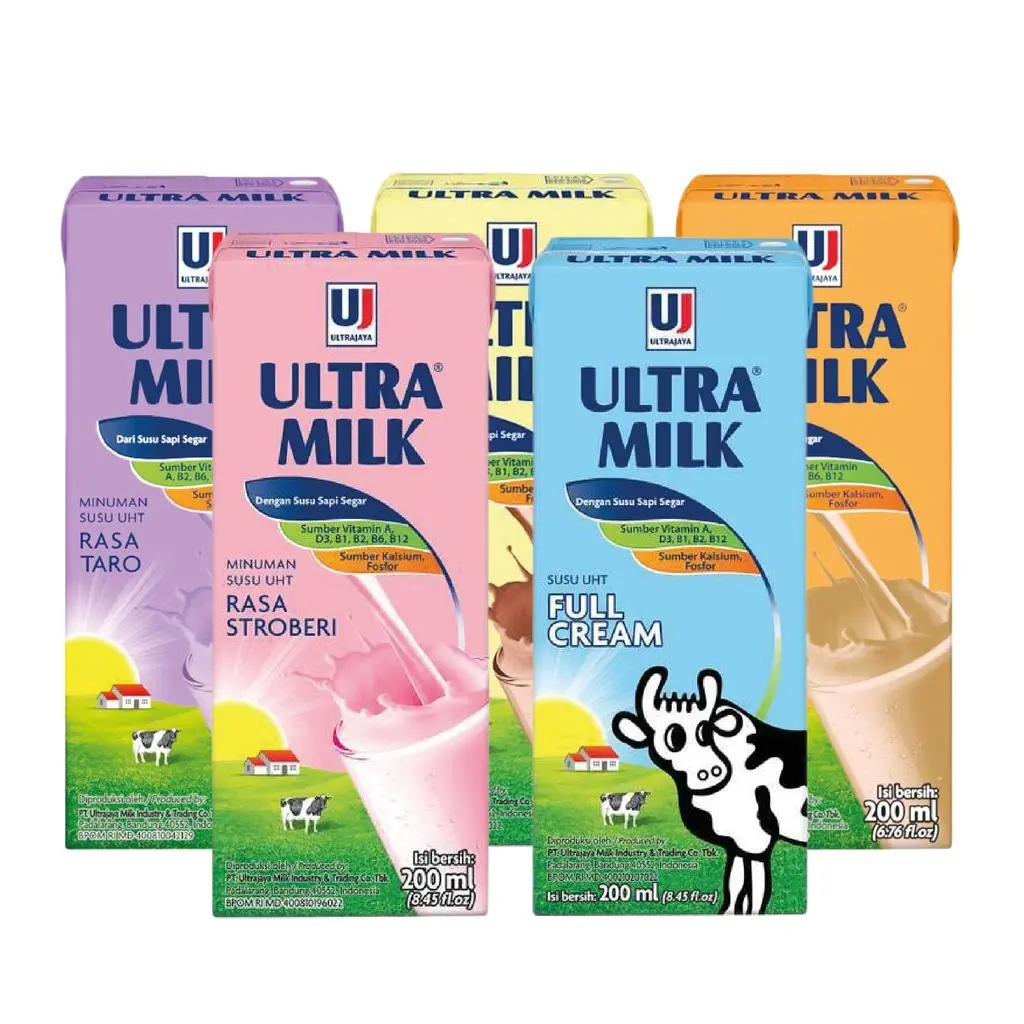 HELLOVIE99 UltraMilk Varian Rasa Berat Bersih 200mL