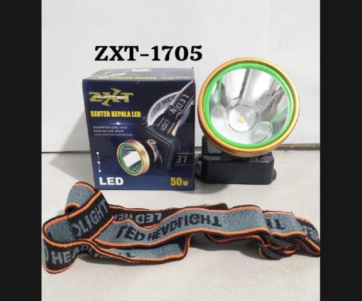 Product Introduction of Lampu Senter Kepala LED 50W Headlamp ZXT-1705 Cahaya Terang Baterai Awet 1