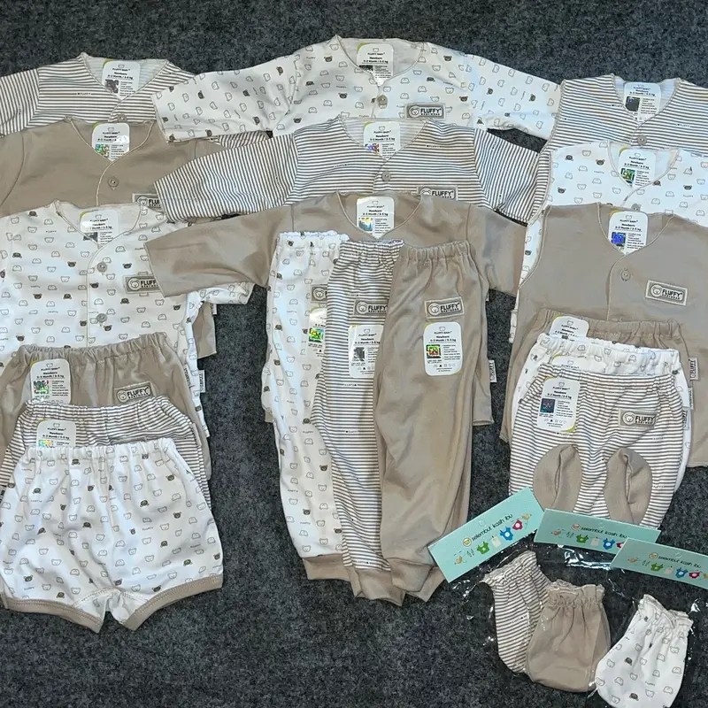 Paket fluffy baju bayi newborn 21 pcs (BACA DESKRIPSI) 4