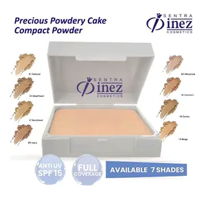 Inez reffil bedak precious powdery cake two way cake ppc (Waterproof)