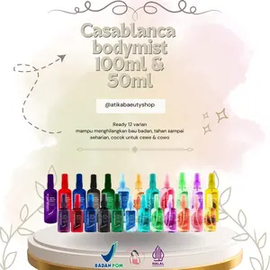 ATIKA BEAUTY SHOP - BODY MIST CASABLANCA 100 ml // 50 ml - casablanca body mist READY ALL VARIANT