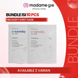 [10 PCS] Madame Gie Necessity Sheet Mask - Masker Perawatan Wajah