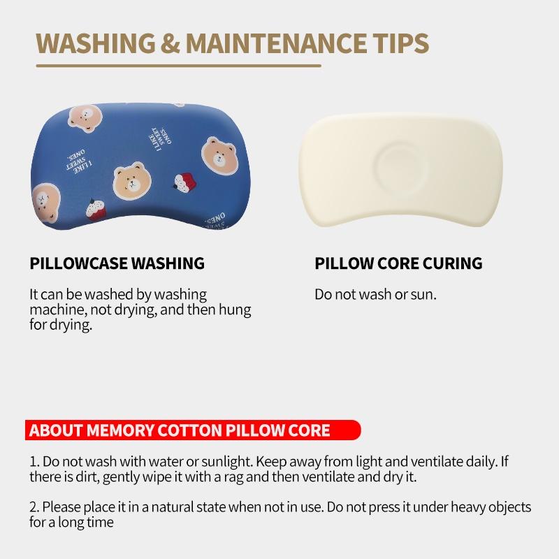 Product Introduction of Baby Pillow To Prevent Flat Head Pillow Baby Head Pillow Newborn Memory Pillow 21
