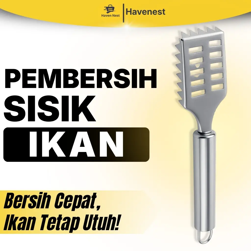 Alat penghilang sisik ikan Seafood stainlees steel awet Stainless