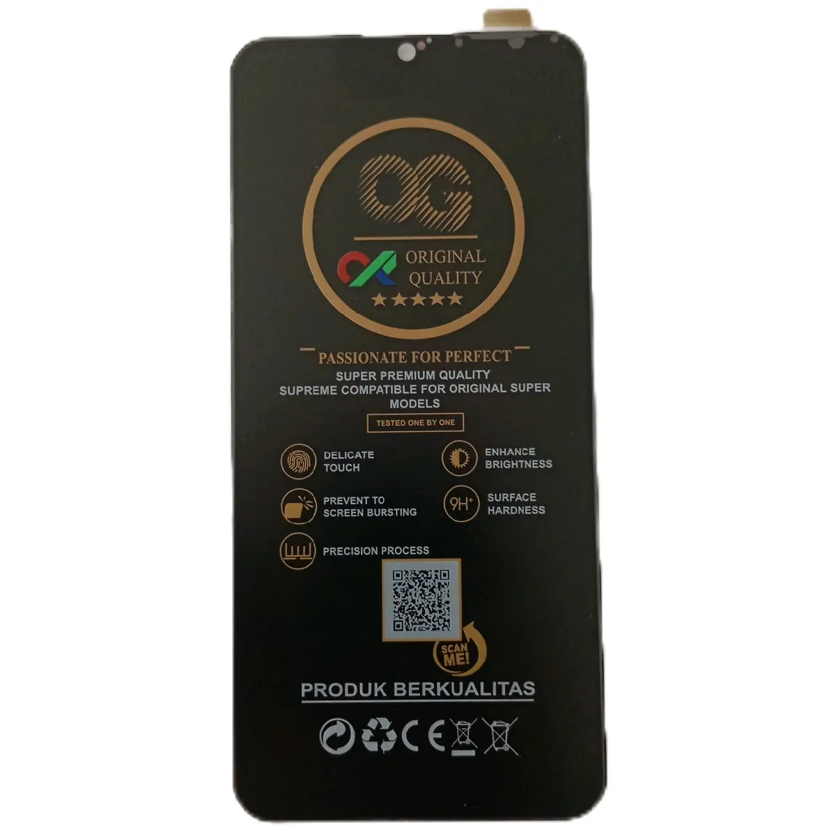 LCD TOUCHSCREEN COMPATIBLE VIVV Y12 Y15 Y17 Y12I Y11 WARNA HITAM