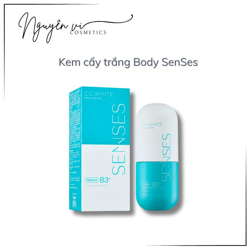 Kem Body Dưỡng Trắng Da Toàn Thân SENSES - HÀNG CHÍNH HÃNG - Làm Đẹp Da kem ủ trắng body cấp tốc kembody pnl