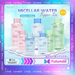 WARDAH Micellar Water Bigger Pack 240ml 400ml | Perfect Bright | Lightening | Acnederm | Natur Daily