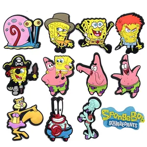 Serbaguna 1PCS PVC DIY Kartun imut-imut Pola Aksesoris Sepatu Sandal pin Sepatu Tempelan Hadiah ulang tahun anak-anak