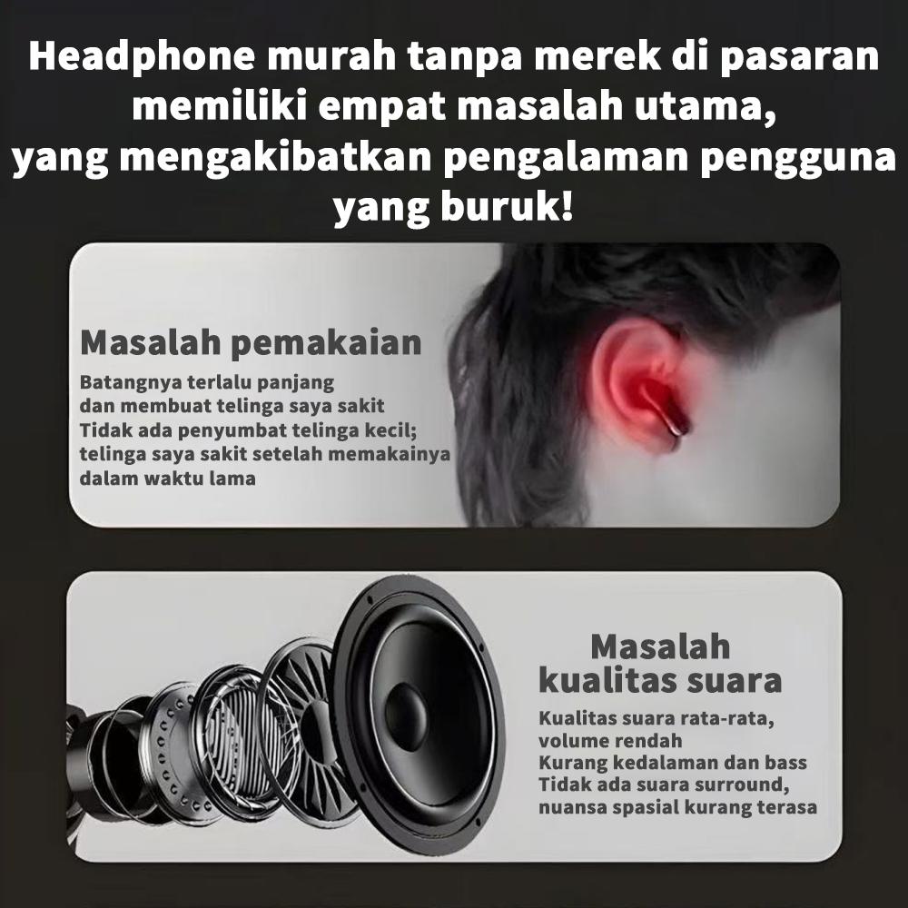 AI Greatwall Original TWS Headset Bluetooth Nirkabel Bluetooth 5.3 Earphone Earbud Olahraga Headset Musik Sentuh Cerdas Untuk Semua Ponsel Pintar