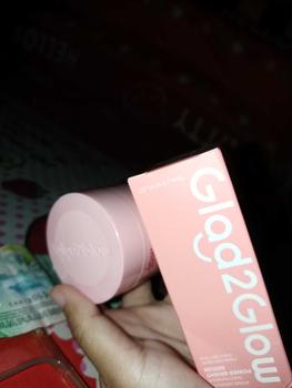 Product Review of [BPOM] Glad2Glow 2pcs bundle Skincare 2in1 Paket - Moisturizer+Serum Glowing Anti-acne Dark spot Barrier Bright Blueberry Ceramide Centella Berjerawat Memudarkan Mencerahkan Pencerah Wajah Arbutin Acid Extract Niacinamide Cooling Pelembab Melembutkan from U**a 2