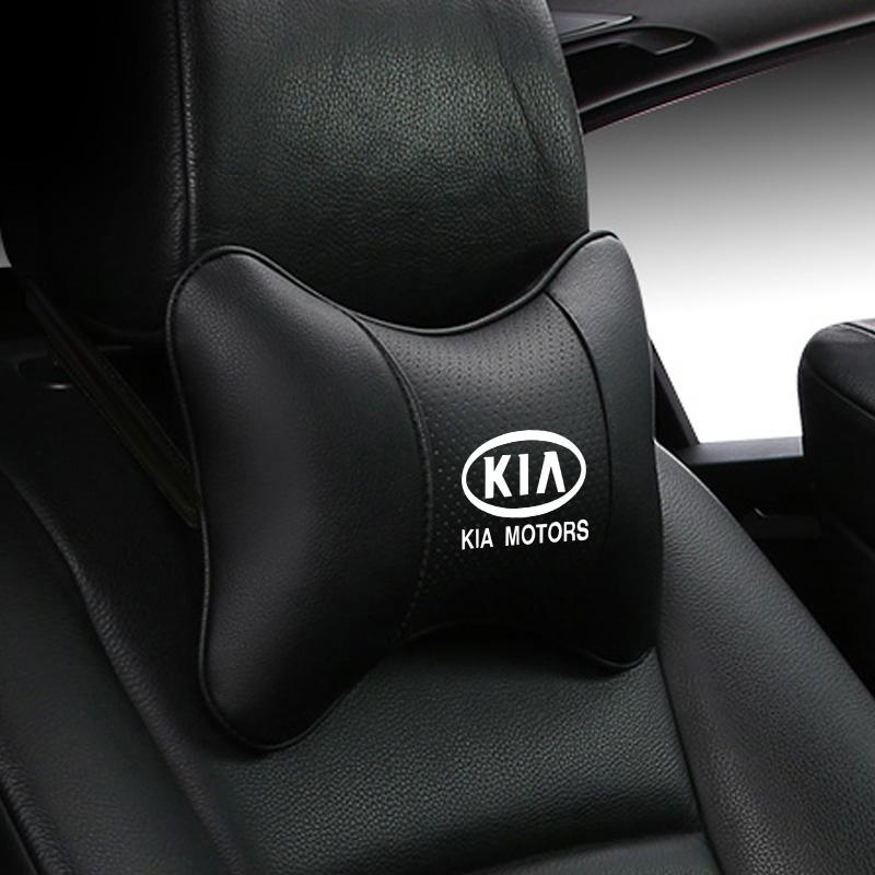 Tựa Đầu Xe Hơi, Gối Bảo Vệ Cổ, Thích Hợp Cho Kia K2 K3 K5 Rio Soul Carens Optima Forte Pregio Cerato Sedona Niro KX3, Phụ Kiện Ghế Xe Hơi, Tựa Đầu Bằng Da 3