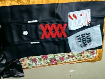 Product Review of Kulit Jok Supersub Extreme Series Hitam Sarung Jok CRF KLX Dtracker WR 155 Kain Jok Motor Trail Supermoto from Z**y O**~ 0
