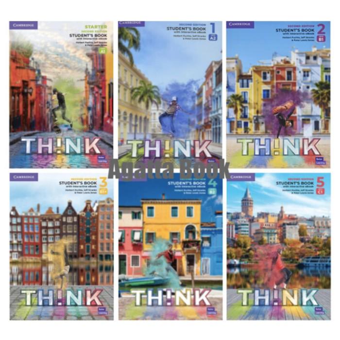 Buku THiNK 2nd Edition Level Starter/1/2/3/4/5 Student Book Workbook ...